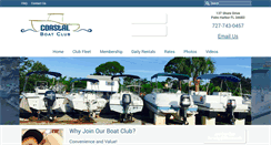 Desktop Screenshot of coastalboatclub.com